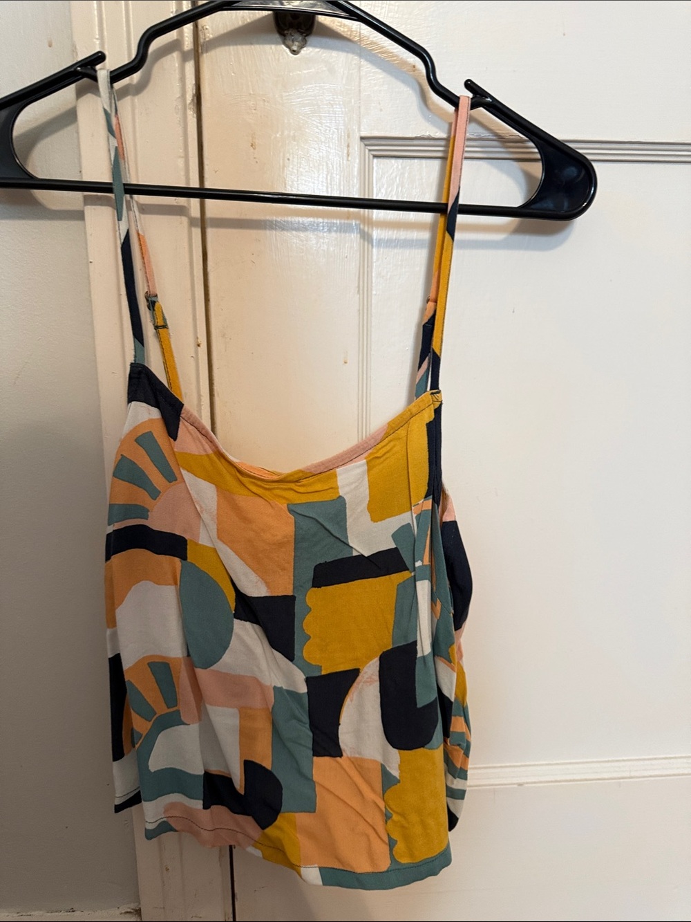 O'Neill Multicolor Geometric Spaghetti-Strap Tank Top